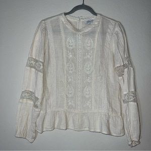 Calligraphie Med embroidered blouse